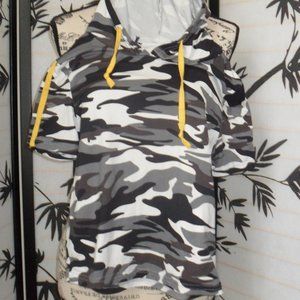 Camo hoodie and short set